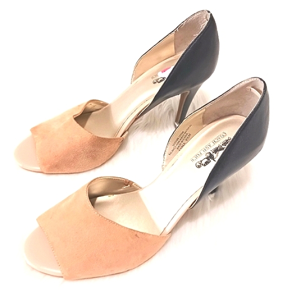 Coach and Four Women's Anna Camel Suede High Heels Sz 9.5M - Picture 2 of 11